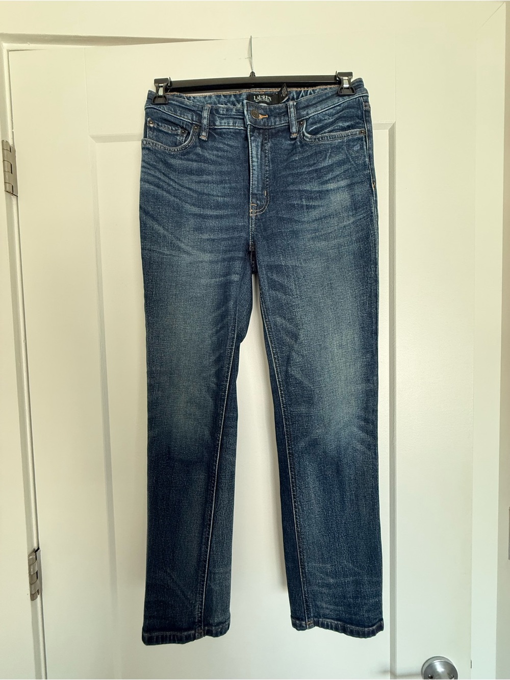 Lauren Ralph Lauren High-Rise Straight Ankle Jean